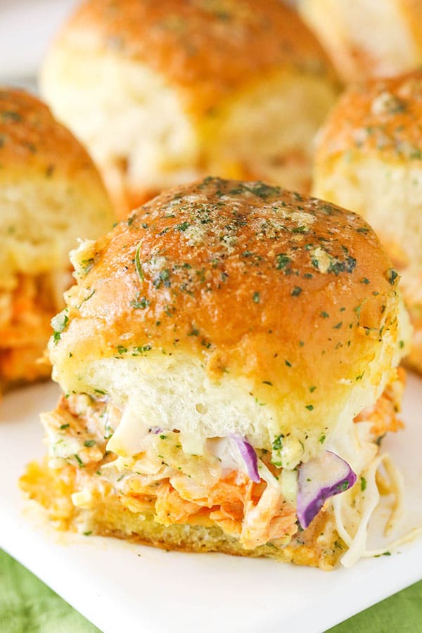 Buffalo Chicken Slider close up